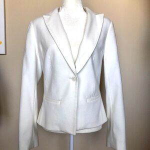 White Coat/Blazer with tuxedo tail